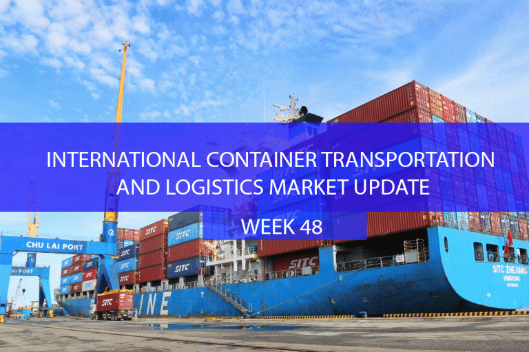 International Container Shipping and Logistics Market Update: Week 48 of 2023