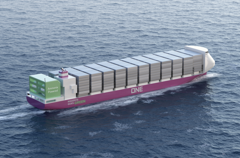 ONE RECEIVES APPROVAL FOR AMMONIA DUEL-FUEL VESSEL