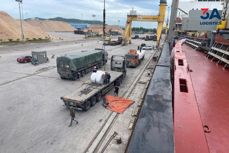 Năng lực phối hợp giữa phương tiện vận tải, cảng và tàu biển giúp 3A đảm bảo tiến độ và an toàn