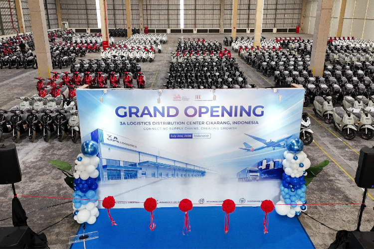 Overview of 3A Logistics Distribution Center in Cikarang
