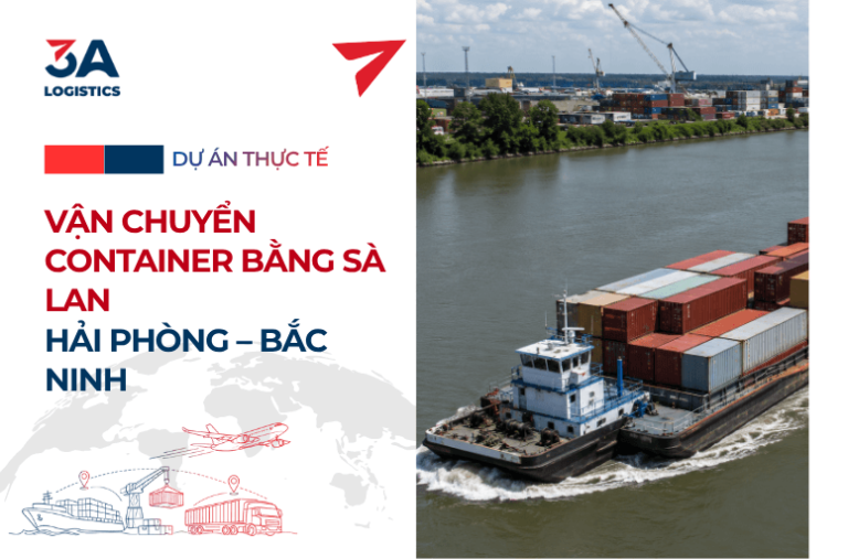 Case Study Vận Chuyển Container Bằng Sà Lan Từ Hải Phòng Về Bắc Ninh