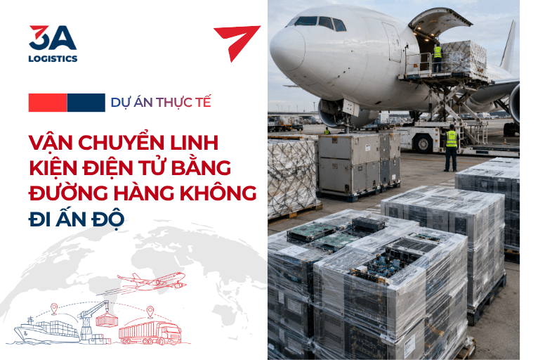 Dự Án Vận Chuyển Linh Kiện Điện Tử Bằng Đường Hàng Không Đi Ấn Độ